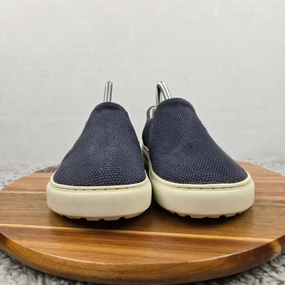 Birkenstock Womens 39 Oswego Midnight Blue Canvas Suede Slip On Daily Sneaker